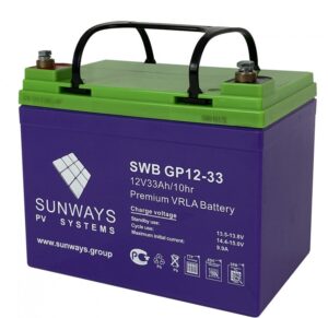 Аккумулятор Sunways GP 12-33